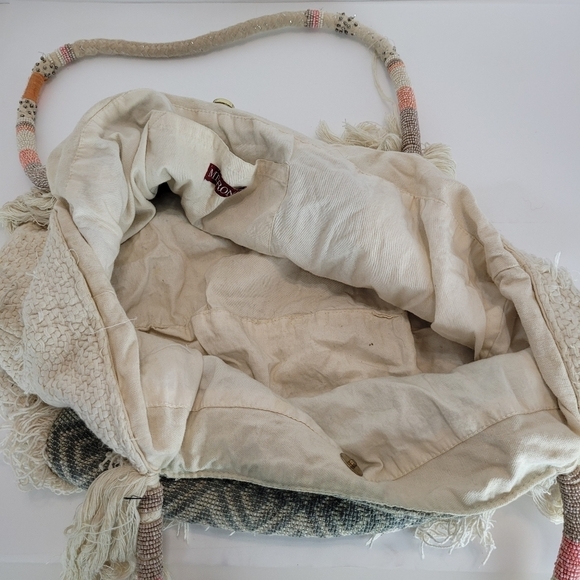 Merona boho fringe beaded bag - Picture 5 of 9